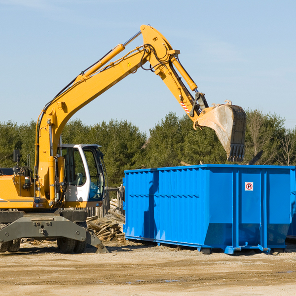 what size residential dumpster rentals are available in Abbottstown